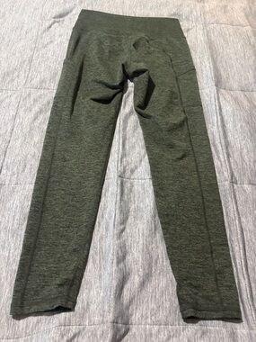 Aerie Offline Leggings in Gray/Olive Color